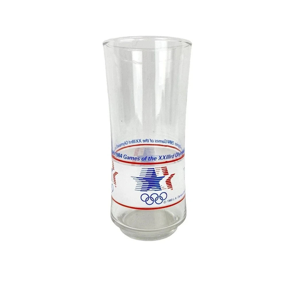 Los Angeles Summer Olympics Games 1984 Drink Glass 6.5